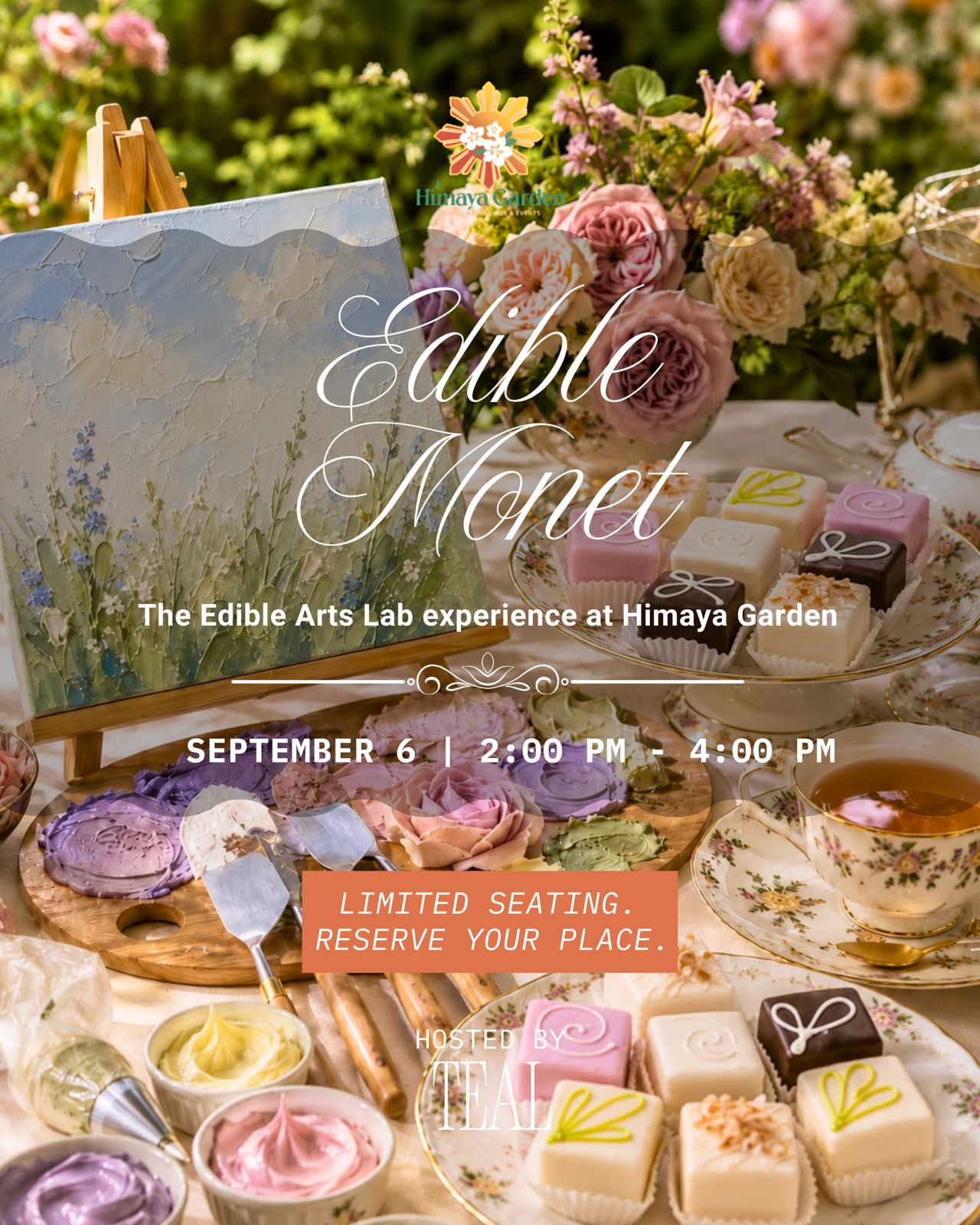 Monet Cake Decorating Workshop | Sept 6, 2-4PM