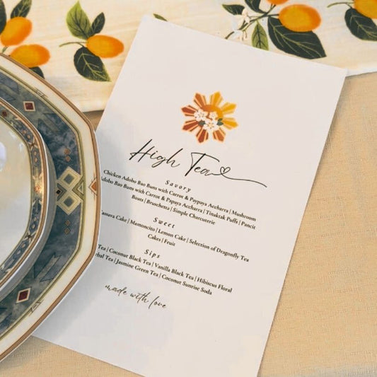 Filipino Inspired Tea Party | August 25th