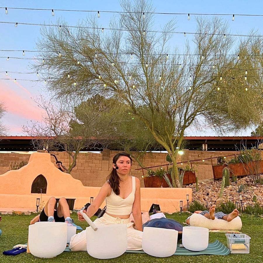 Levitate: DJ Yoga, Sound Bath & Dance Cardio | Sunday, March 29, 2026 | Tucson AZ
